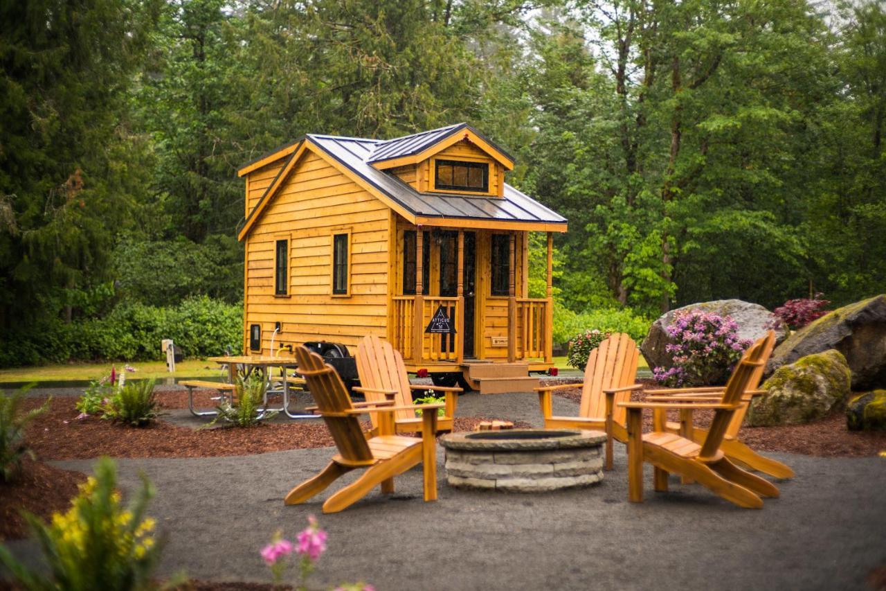 Mt Hood Tiny House Village Welches المظهر الخارجي الصورة